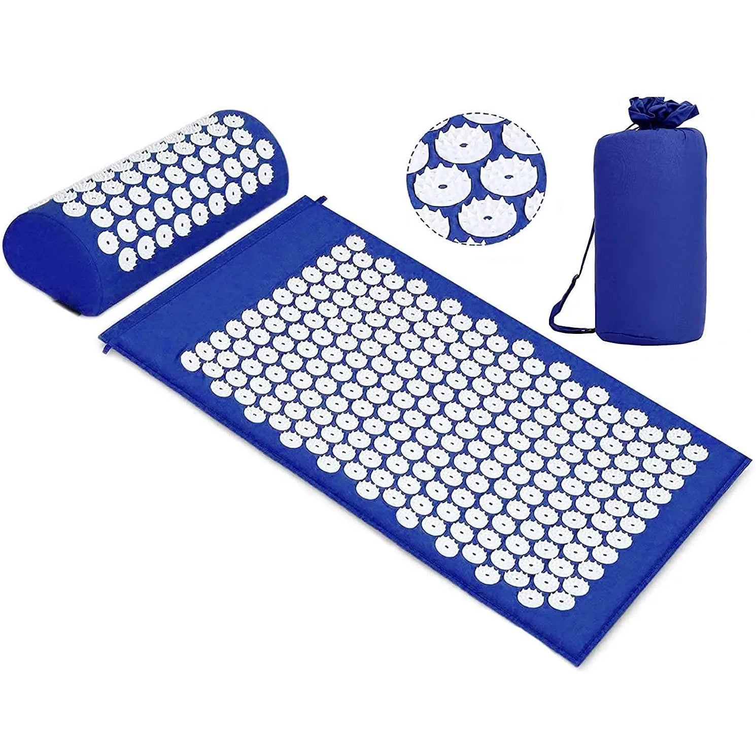 Acupressure mat and cushion