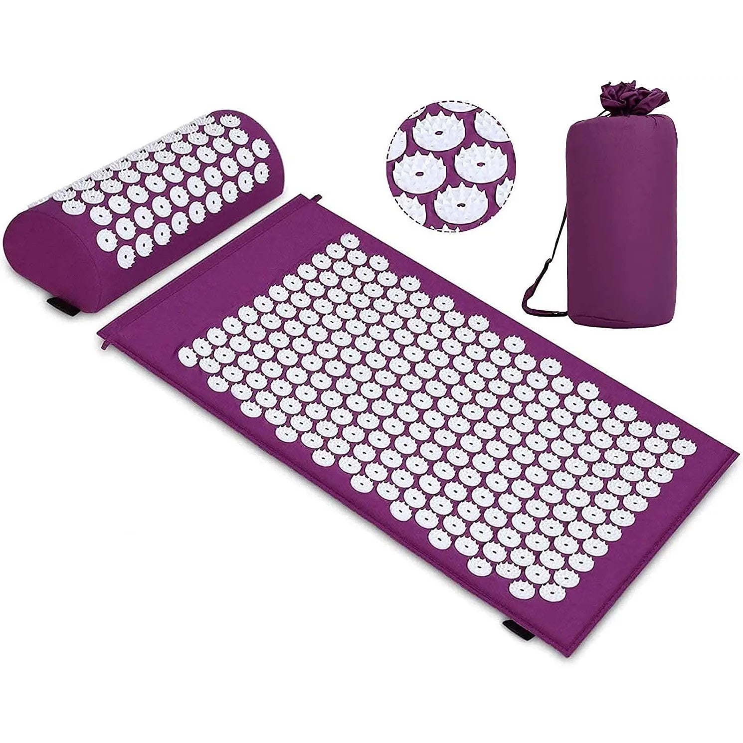 Acupressure mat and cushion