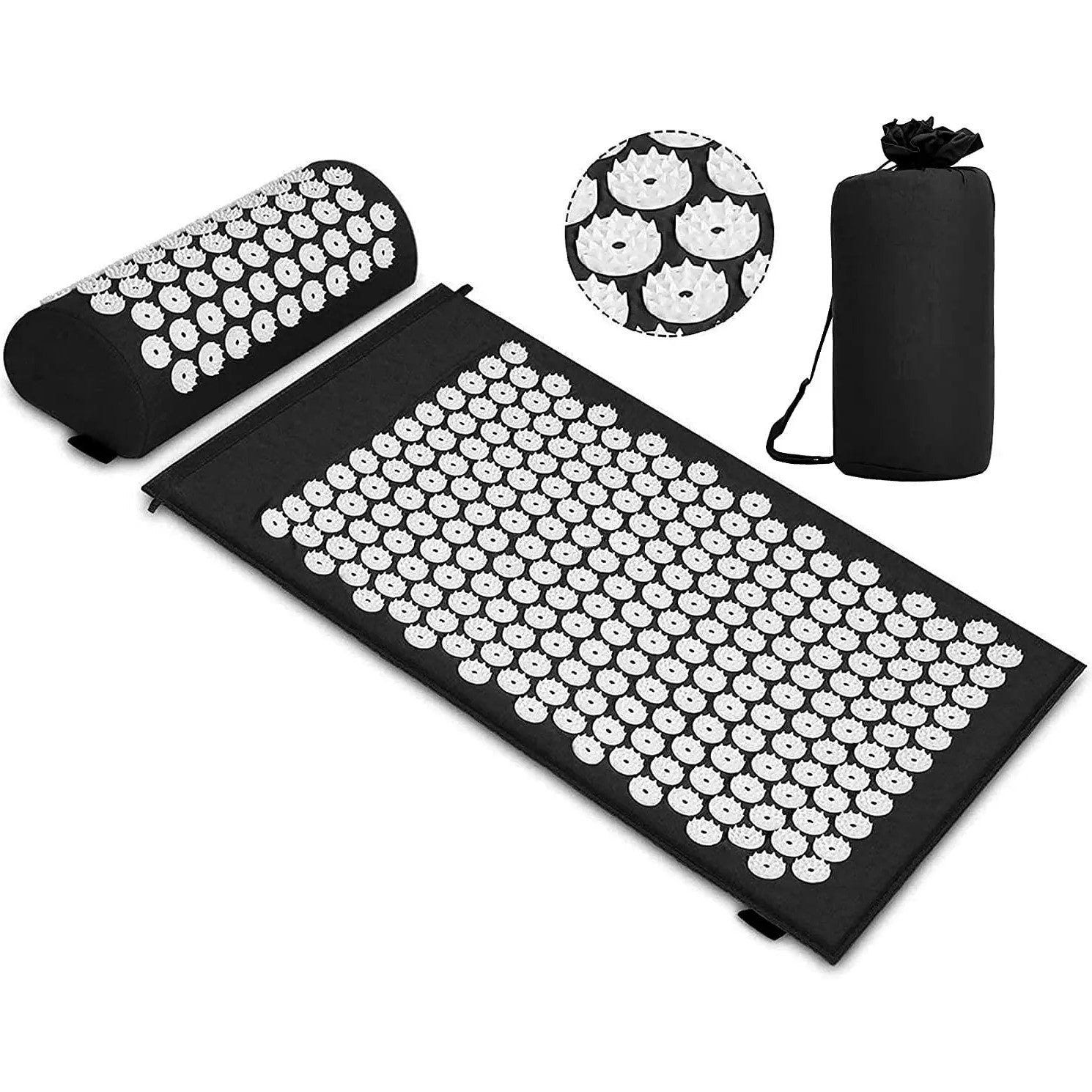 Acupressure mat and cushion