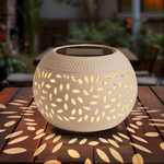 Upload the image to the gallery viewer: Solar Lantern LED Flower Magic
