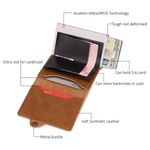 Chargez l'image dans la visionneuse de la galerie, portefeuille Snap Button protégé par RFID
