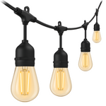 Carica l'immagine nel visualizzatore della galleria, Catena luminosa S14 (25+2 lampadine LED)
